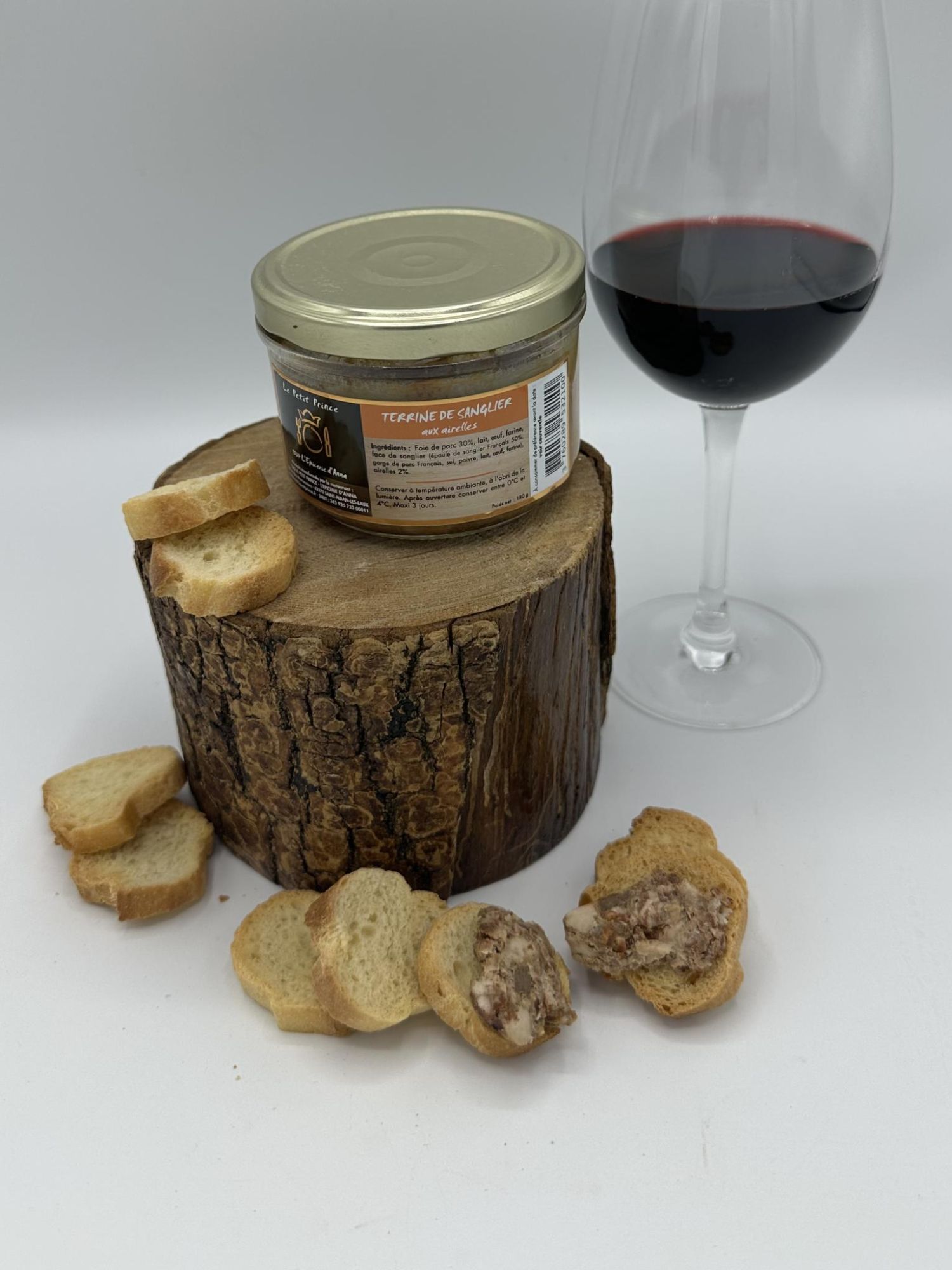 Terrine de sanglier airelles 180g